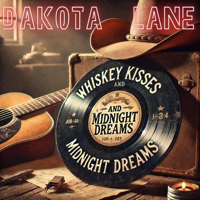 Cover of “Whiskey Kisses And Midnight Dreams” by Dakota Lane