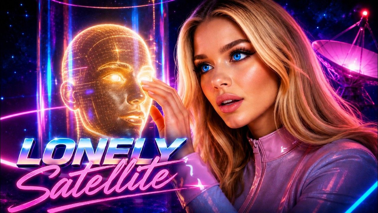 Video still from “Lonely Satellite (DL5.5 Remix)”